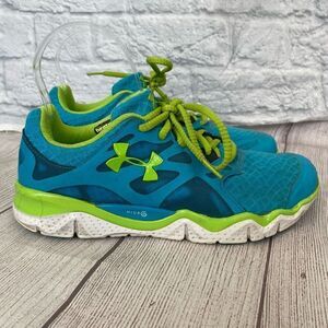 Under armour women 8.5 heat gear running shoes microG soles comfort foam insole